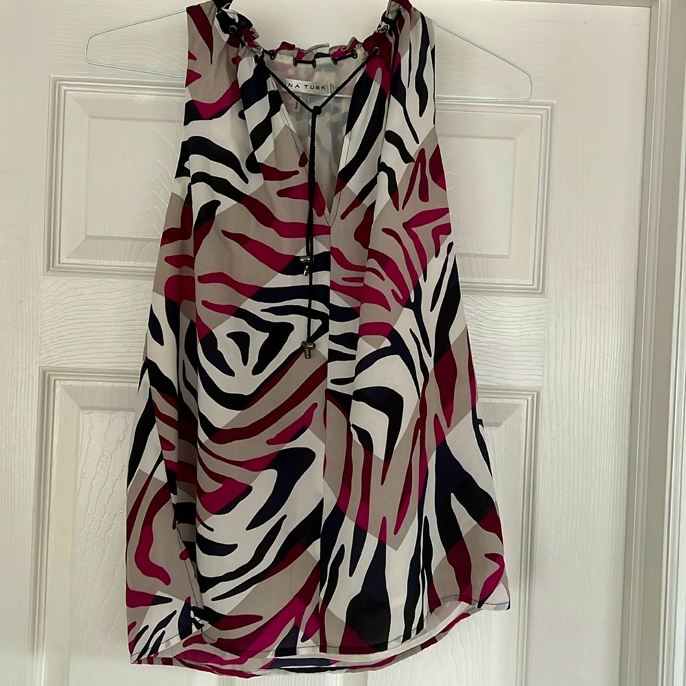 Trina Turk  sleeveless blouse